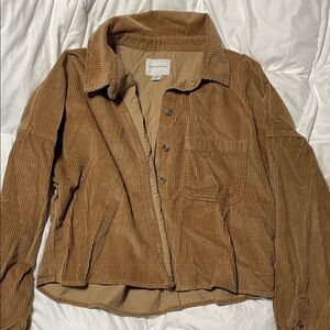 American Eagle Outfitters Brown Corduroy Utility Jacket